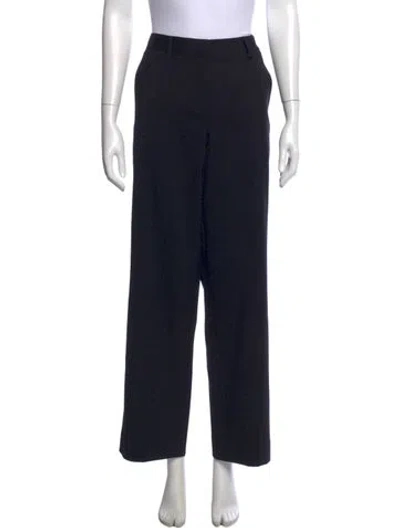 Pre-owned Twp Virgin Wool Wide Leg Pants In Blue