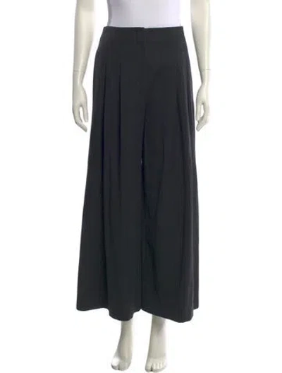 Pre-owned Twp Virgin Wool Wide Leg Pants In Gray