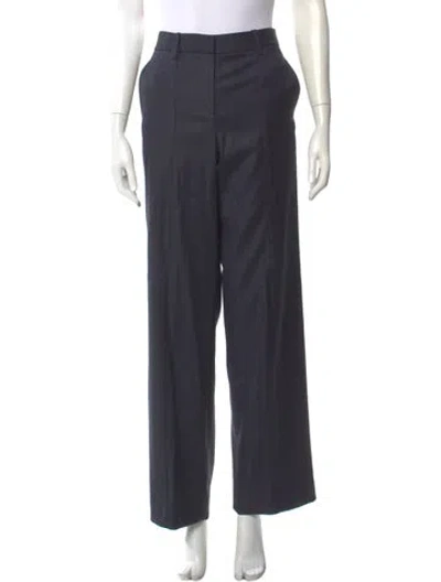 Pre-owned Twp Virgin Wool Wide Leg Pants In Gray