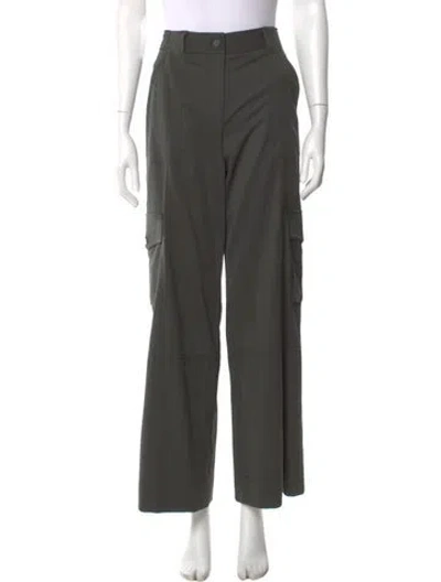 Pre-owned Twp Virgin Wool Wide Leg Pants In Gray