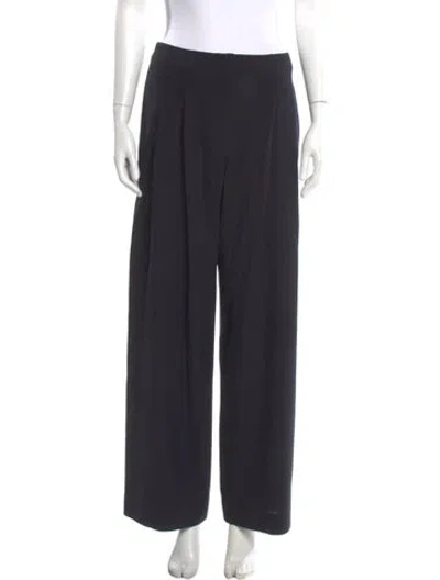 Pre-owned Twp Virgin Wool Wide Leg Pants In Gray