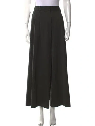 Pre-owned Twp Virgin Wool Wide Leg Pants In Gray