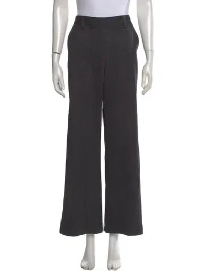Pre-owned Twp Virgin Wool Wide Leg Pants In Gray