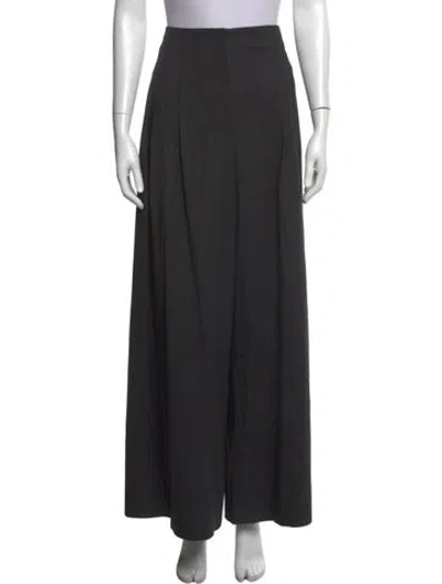 Pre-owned Twp Virgin Wool Wide Leg Pants In Gray