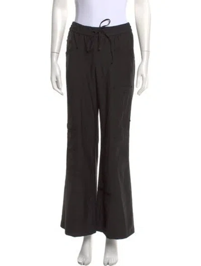 Pre-owned Twp Virgin Wool Wide Leg Pants In Green