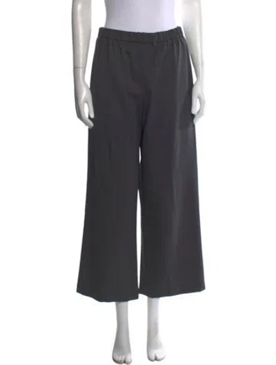 Pre-owned Twp Virgin Wool Wide Leg Pants In Grey
