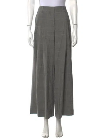 Pre-owned Twp Virgin Wool Wide Leg Pants In Grey