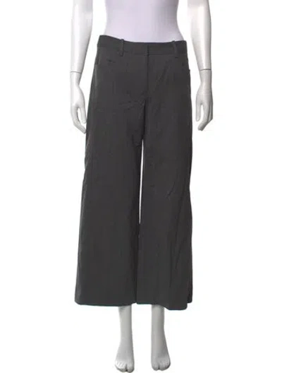 Pre-owned Twp Virgin Wool Wide Leg Pants In Grey