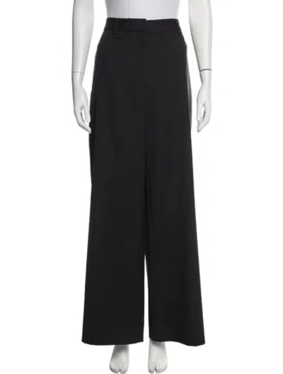 Pre-owned Twp Virgin Wool Wide Leg Pants In Grey
