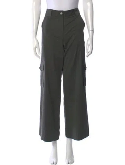 Pre-owned Twp Virgin Wool Wide Leg Pants In Multi