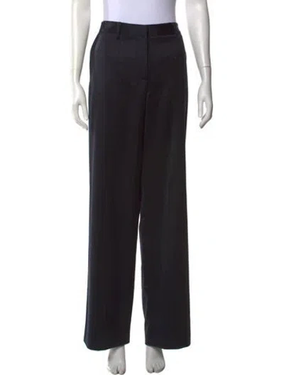 Pre-owned Twp Virgin Wool Wide Leg Pants W/ Tags In Black