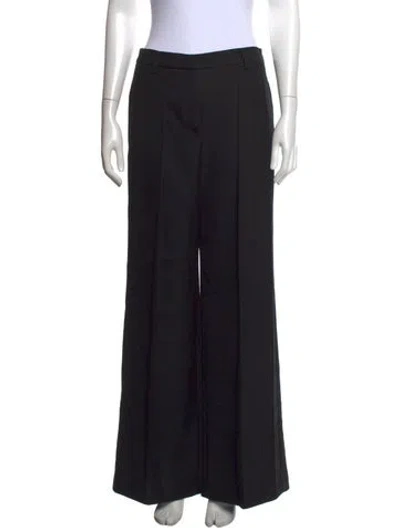 Pre-owned Twp Virgin Wool Wide Leg Pants W/ Tags In Black