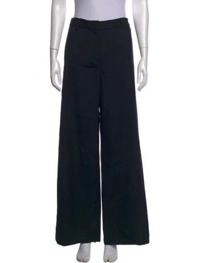 Pre-owned Twp Virgin Wool Wide Leg Pants W/ Tags In Blue