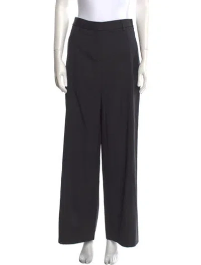Pre-owned Twp Virgin Wool Wide Leg Pants W/ Tags In Gray