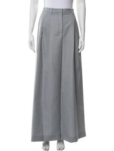 Pre-owned Twp Virgin Wool Wide Leg Pants W/ Tags In Grey