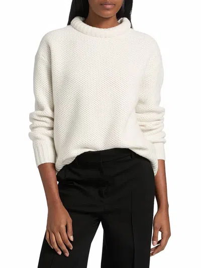 Twp Waffle Thermal Cashmere Sweater In Ivory In White