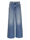 Twp Washed Wide-leg Jeans In Blue
