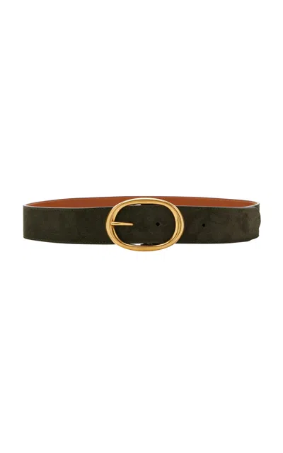 Twp Wide Belt In Dark Green