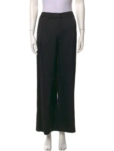 Pre-owned Twp Wide Leg Pants In Black