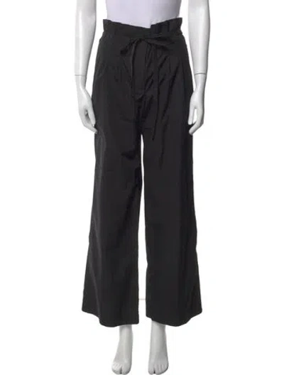 Pre-owned Twp Wide Leg Pants In Black