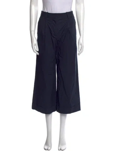 Pre-owned Twp Wide Leg Pants In Black