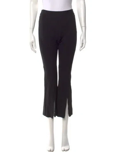 Pre-owned Twp Wide Leg Pants In Black