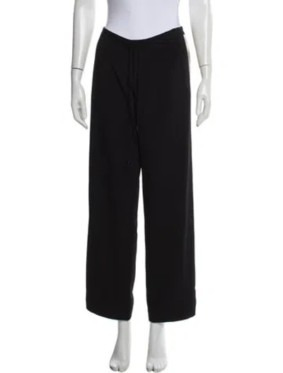 Pre-owned Twp Wide Leg Pants In Black
