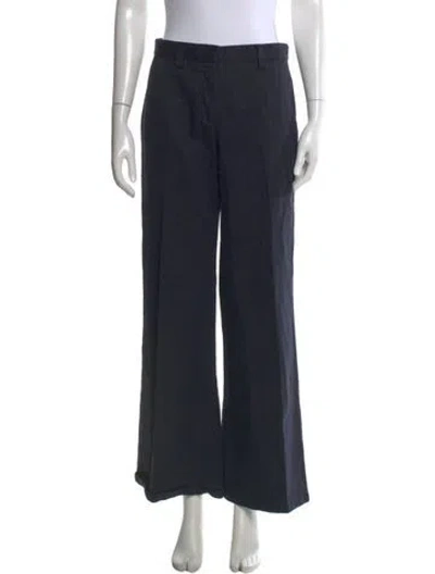 Pre-owned Twp Wide Leg Pants In Black