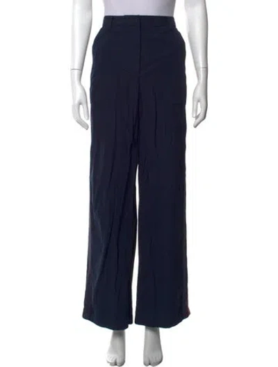 Pre-owned Twp Wide Leg Pants In Black