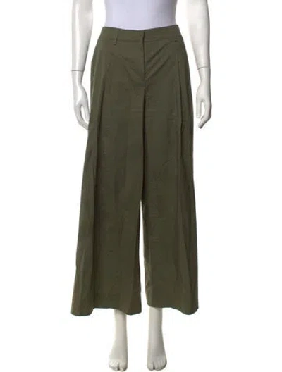 Pre-owned Twp Wide Leg Pants In Black