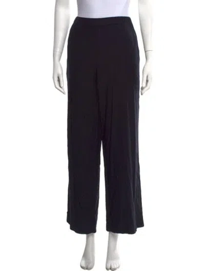 Pre-owned Twp Wide Leg Pants In Black