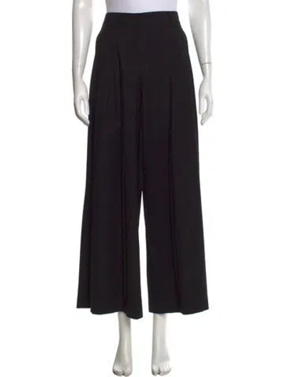 Pre-owned Twp Wide Leg Pants In Black