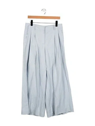Pre-owned Twp Wide Leg Pants In Blue
