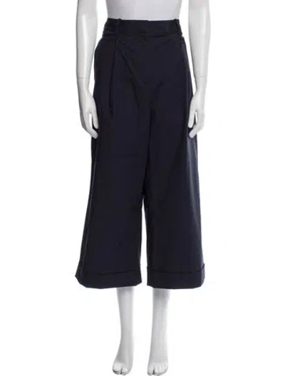 Pre-owned Twp Wide Leg Pants In Blue