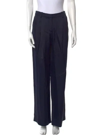 Pre-owned Twp Wide Leg Pants In Blue