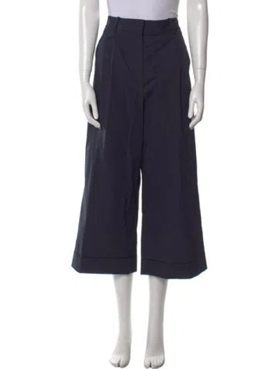 Pre-owned Twp Wide Leg Pants In Blue