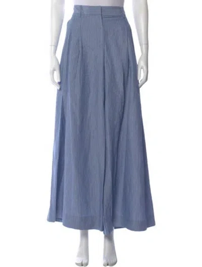 Pre-owned Twp Wide Leg Pants In Blue
