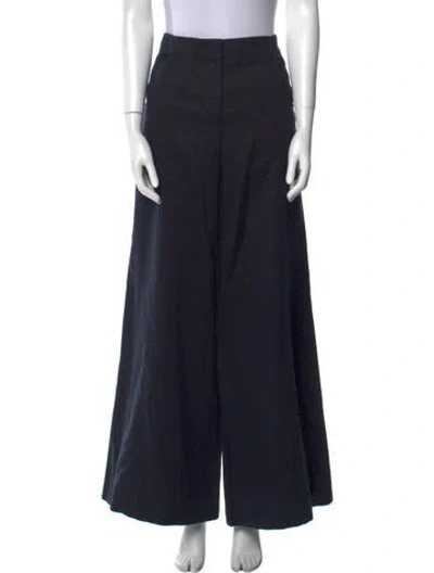 Pre-owned Twp Wide Leg Pants In Blue