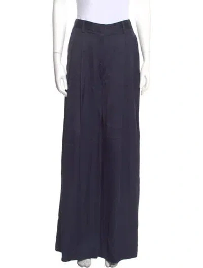 Pre-owned Twp Wide Leg Pants In Blue