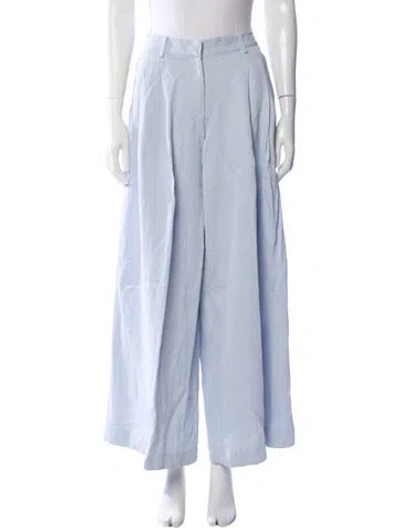 Pre-owned Twp Wide Leg Pants In Blue