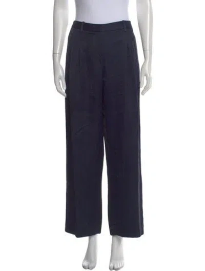 Pre-owned Twp Wide Leg Pants In Blue