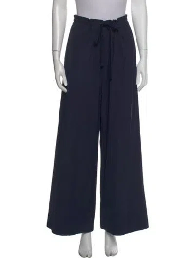 Pre-owned Twp Wide Leg Pants In Blue
