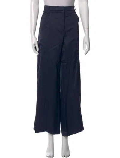 Pre-owned Twp Wide Leg Pants In Blue