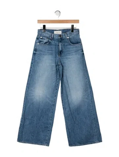 Pre-owned Twp Wide Leg Pants In Blue