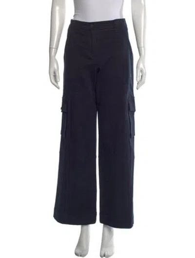 Pre-owned Twp Wide Leg Pants In Blue