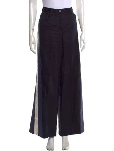 Pre-owned Twp Wide Leg Pants In Blue