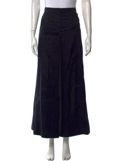 Pre-owned Twp Wide Leg Pants In Blue