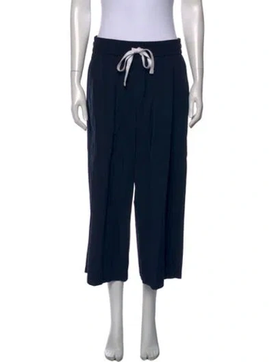 Pre-owned Twp Wide Leg Pants In Blue