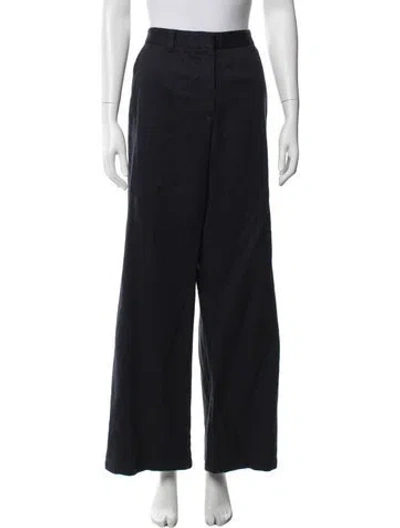 Pre-owned Twp Wide Leg Pants In Blue