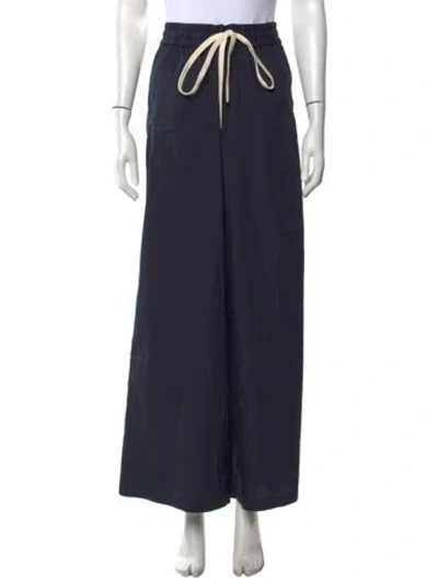 Pre-owned Twp Wide Leg Pants In Blue